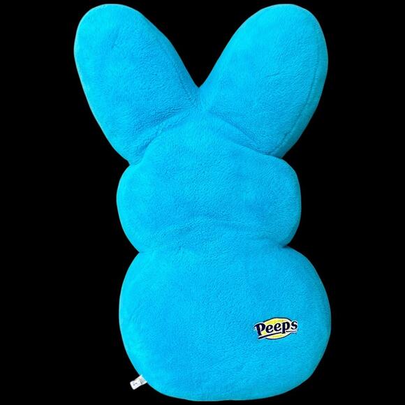 Sir PEEPS Jumbo 38" Blue Plush Bunny Easter Glasses Mustache Limited Edition - Picture 2 of 7